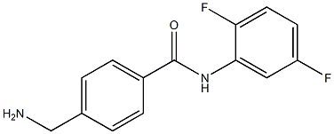 4-(aminomethyl)-N-(2,5-difluorophenyl)benzamide Struktur