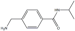 4-(aminomethyl)-N-isopropylbenzamide Struktur