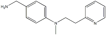 4-(aminomethyl)-N-methyl-N-[2-(pyridin-2-yl)ethyl]aniline Struktur