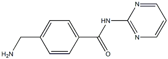 4-(aminomethyl)-N-pyrimidin-2-ylbenzamide Struktur