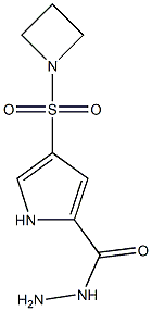 4-(azetidin-1-ylsulfonyl)-1H-pyrrole-2-carbohydrazide Struktur