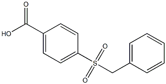 4-(benzylsulfonyl)benzoic acid Struktur