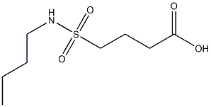 4-(butylsulfamoyl)butanoic acid Struktur