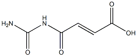 4-(carbamoylamino)-4-oxobut-2-enoic acid Struktur