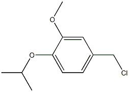 4-(chloromethyl)-2-methoxy-1-(propan-2-yloxy)benzene Struktur