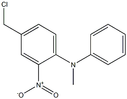 4-(chloromethyl)-N-methyl-2-nitro-N-phenylaniline Struktur