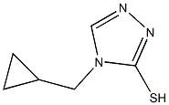 4-(cyclopropylmethyl)-4H-1,2,4-triazole-3-thiol Struktur