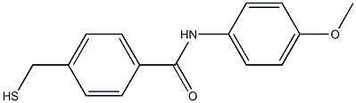 4-(mercaptomethyl)-N-(4-methoxyphenyl)benzamide Struktur