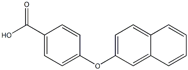 4-(naphthalen-2-yloxy)benzoic acid Struktur