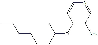 4-(octan-2-yloxy)pyridin-3-amine Struktur