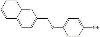 4-(quinolin-2-ylmethoxy)aniline Struktur