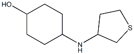 4-(thiolan-3-ylamino)cyclohexan-1-ol Struktur