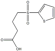 4-(thiophene-2-sulfonyl)butanoic acid Struktur