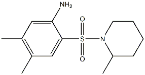 4,5-dimethyl-2-[(2-methylpiperidine-1-)sulfonyl]aniline Struktur