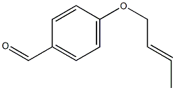 4-[(2E)-but-2-enyloxy]benzaldehyde Struktur