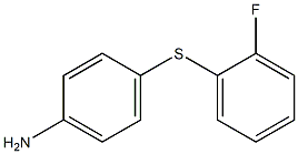 4-[(2-fluorophenyl)sulfanyl]aniline Struktur