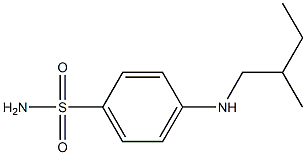 4-[(2-methylbutyl)amino]benzene-1-sulfonamide Struktur