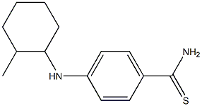 4-[(2-methylcyclohexyl)amino]benzene-1-carbothioamide Struktur