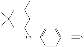 4-[(3,3,5-trimethylcyclohexyl)amino]benzonitrile Struktur