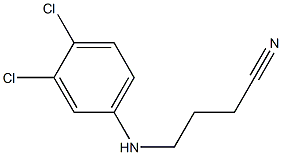 4-[(3,4-dichlorophenyl)amino]butanenitrile Struktur