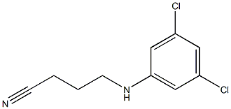 4-[(3,5-dichlorophenyl)amino]butanenitrile Struktur