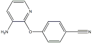 4-[(3-aminopyridin-2-yl)oxy]benzonitrile Struktur