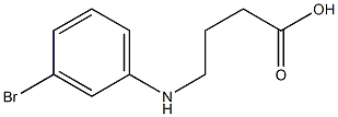 4-[(3-bromophenyl)amino]butanoic acid Struktur