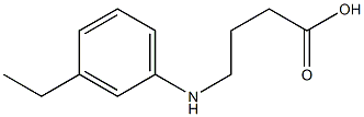 4-[(3-ethylphenyl)amino]butanoic acid Struktur