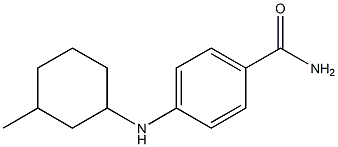 4-[(3-methylcyclohexyl)amino]benzamide Struktur