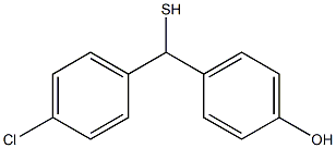 4-[(4-chlorophenyl)(sulfanyl)methyl]phenol Struktur