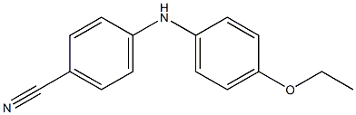 4-[(4-ethoxyphenyl)amino]benzonitrile Struktur