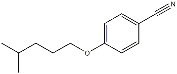 4-[(4-methylpentyl)oxy]benzonitrile Struktur