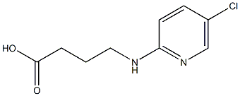 4-[(5-chloropyridin-2-yl)amino]butanoic acid Struktur