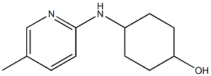 4-[(5-methylpyridin-2-yl)amino]cyclohexan-1-ol Struktur