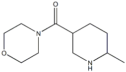 4-[(6-methylpiperidin-3-yl)carbonyl]morpholine Struktur