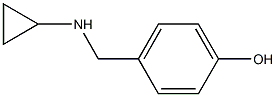 4-[(cyclopropylamino)methyl]phenol Struktur