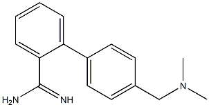 4'-[(dimethylamino)methyl]-1,1'-biphenyl-2-carboximidamide Struktur