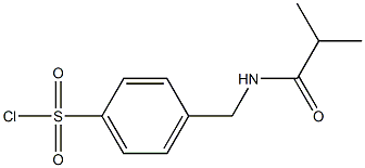 4-[(isobutyrylamino)methyl]benzenesulfonyl chloride Struktur