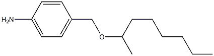 4-[(octan-2-yloxy)methyl]aniline Struktur