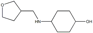 4-[(oxolan-3-ylmethyl)amino]cyclohexan-1-ol Struktur