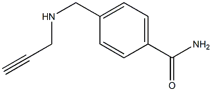 4-[(prop-2-yn-1-ylamino)methyl]benzamide Struktur