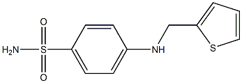 4-[(thiophen-2-ylmethyl)amino]benzene-1-sulfonamide Struktur