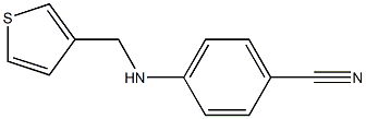 4-[(thiophen-3-ylmethyl)amino]benzonitrile Struktur