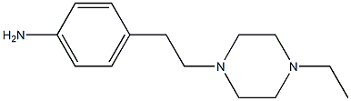 4-[2-(4-ethylpiperazin-1-yl)ethyl]aniline Struktur