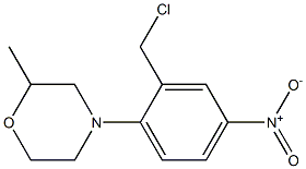 4-[2-(chloromethyl)-4-nitrophenyl]-2-methylmorpholine Struktur