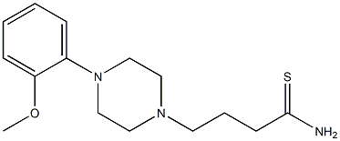 4-[4-(2-methoxyphenyl)piperazin-1-yl]butanethioamide Struktur