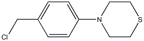 4-[4-(chloromethyl)phenyl]thiomorpholine Struktur