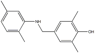 4-{[(2,5-dimethylphenyl)amino]methyl}-2,6-dimethylphenol Struktur