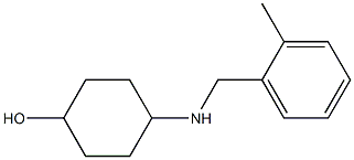 4-{[(2-methylphenyl)methyl]amino}cyclohexan-1-ol Struktur