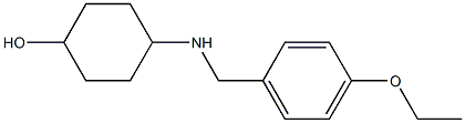 4-{[(4-ethoxyphenyl)methyl]amino}cyclohexan-1-ol Struktur